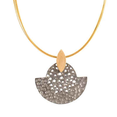 Colgante Frutos bicolor (Oro y Rodio Gris)