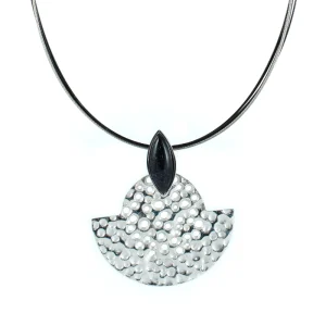 Colgante Frutos plata rodiada y aventurina azul